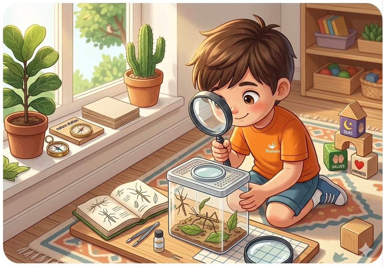 Child playing joyfully